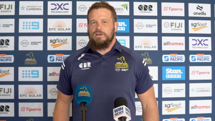 James Slipper press conference as he extends deal with the Brumbies