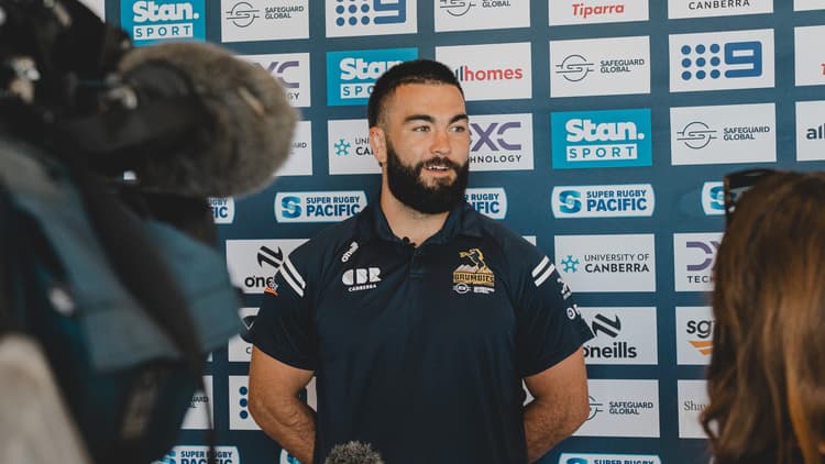 Luke Reimer speaks to media ahead of Round Two against Western Force