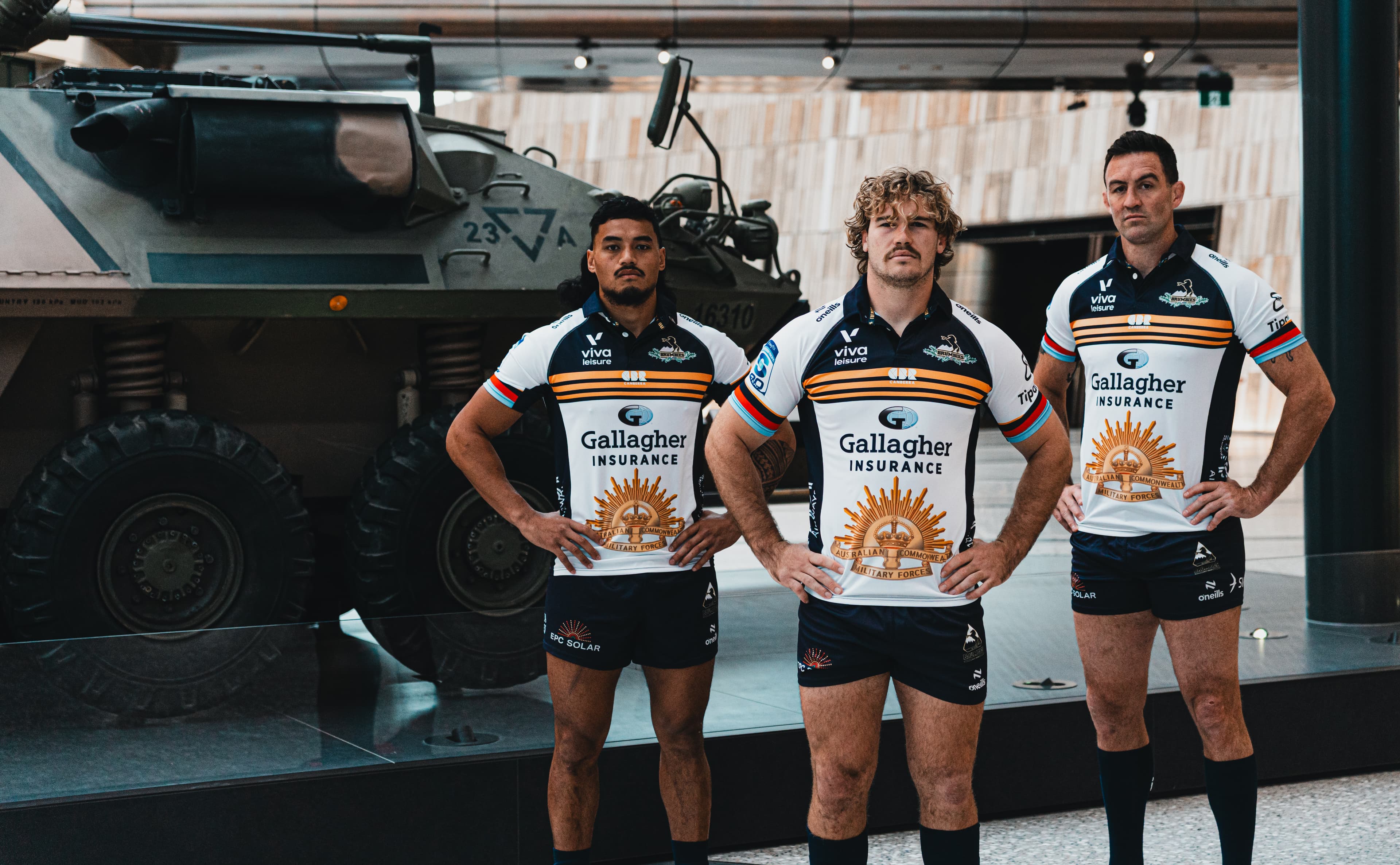 ACT Brumbies unveil 2026 Anzac jersey at the Australian War Memorial 