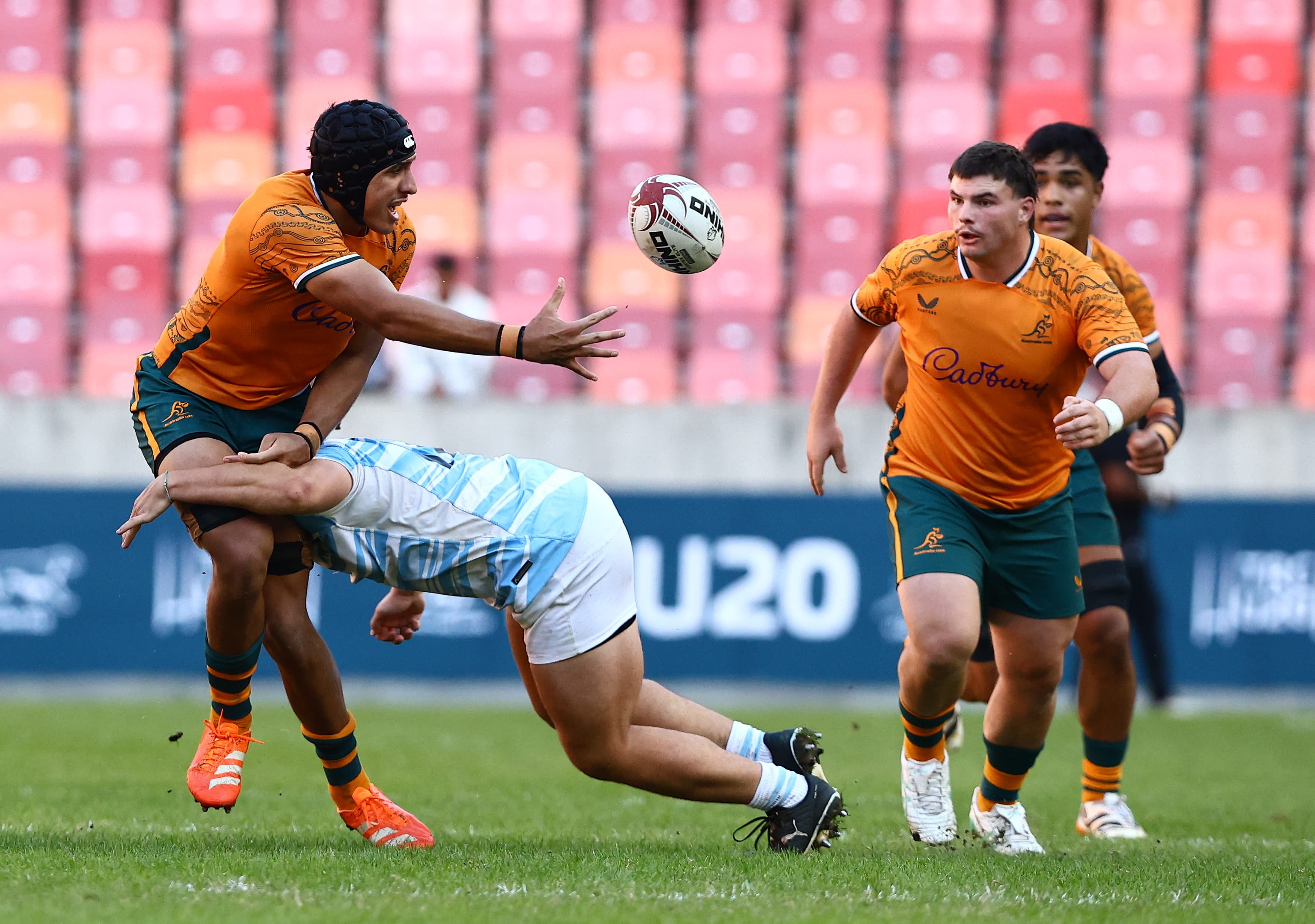 ACT Brumbies trio Ewald Kruger, Eli Langi and Chayse Geros named in the Aus u20 team for 2026 Junior World Championship.