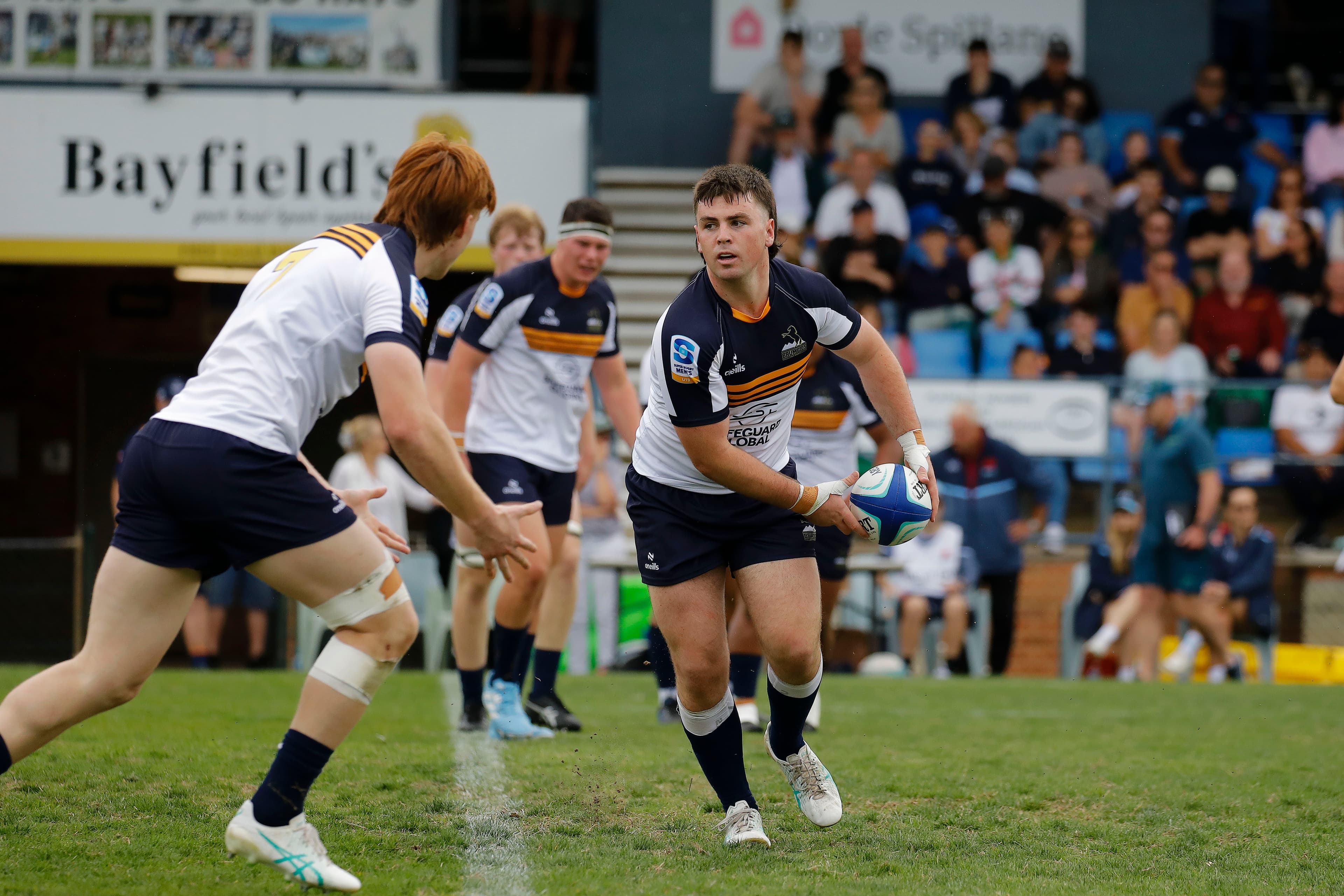 Joe Dillon during a Super Rugby U19s clash against the Waratahs, photo by Karen Watson.