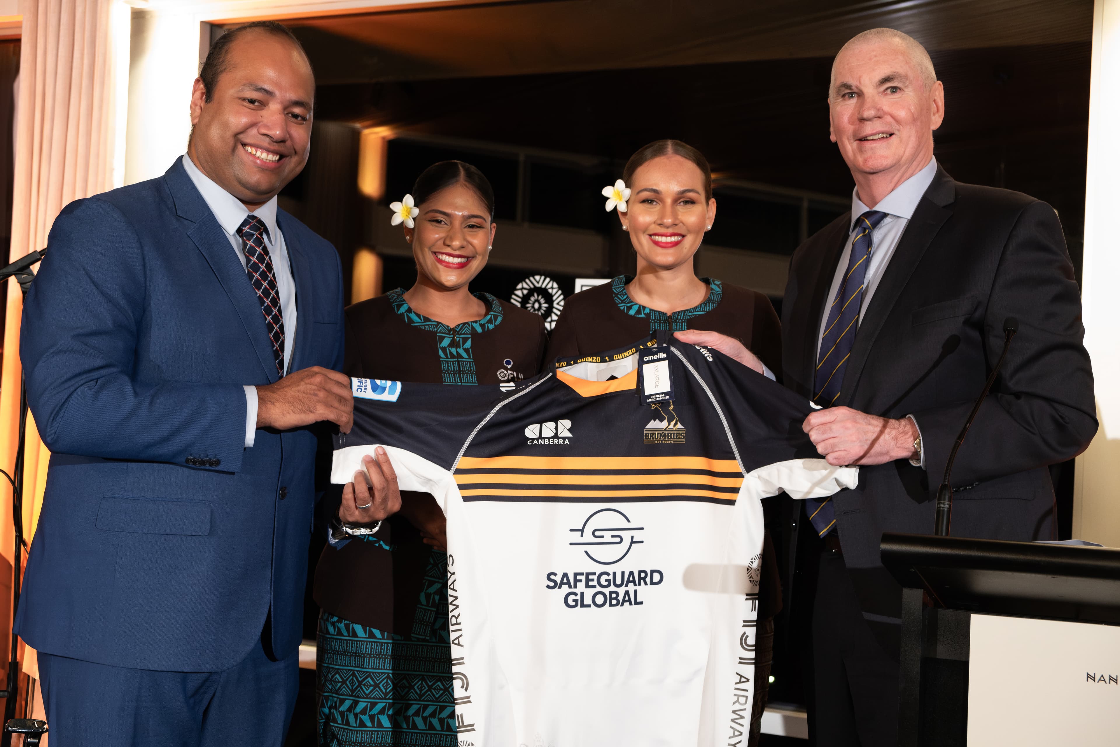 ACT Brumbies announce partnership with Fiji Airways.