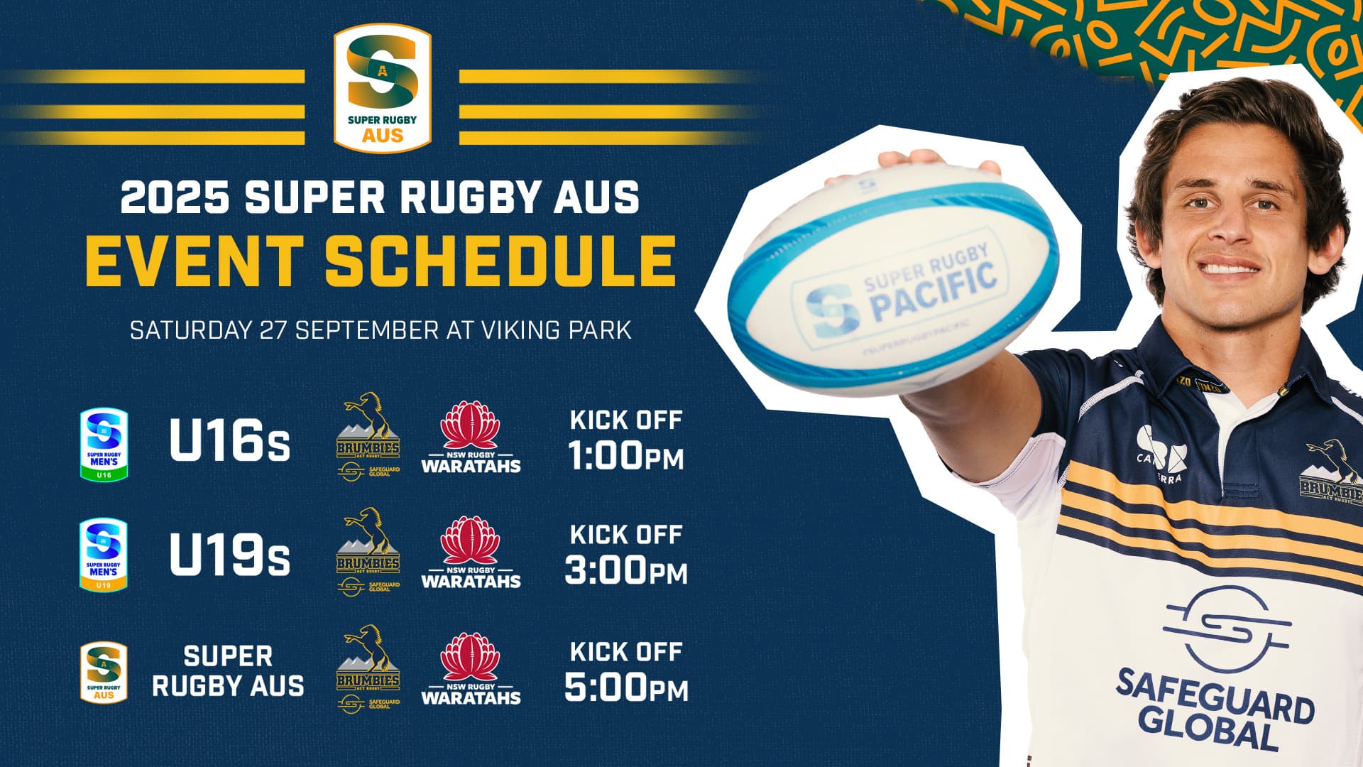 2025 Super Rugby AUS Event Times
