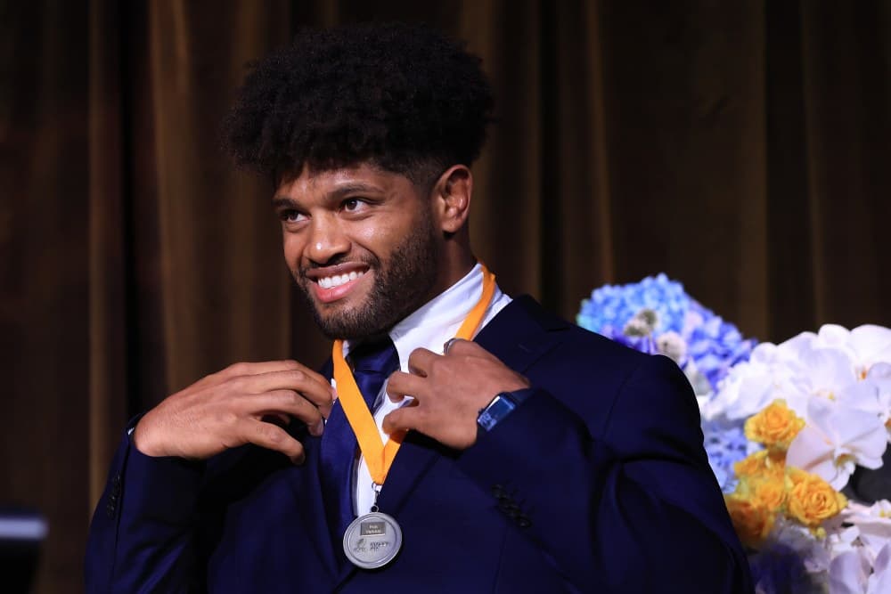 Wallabies number eight Rob Valetini has claimed his first John Eales Medal. Photo: Getty Images