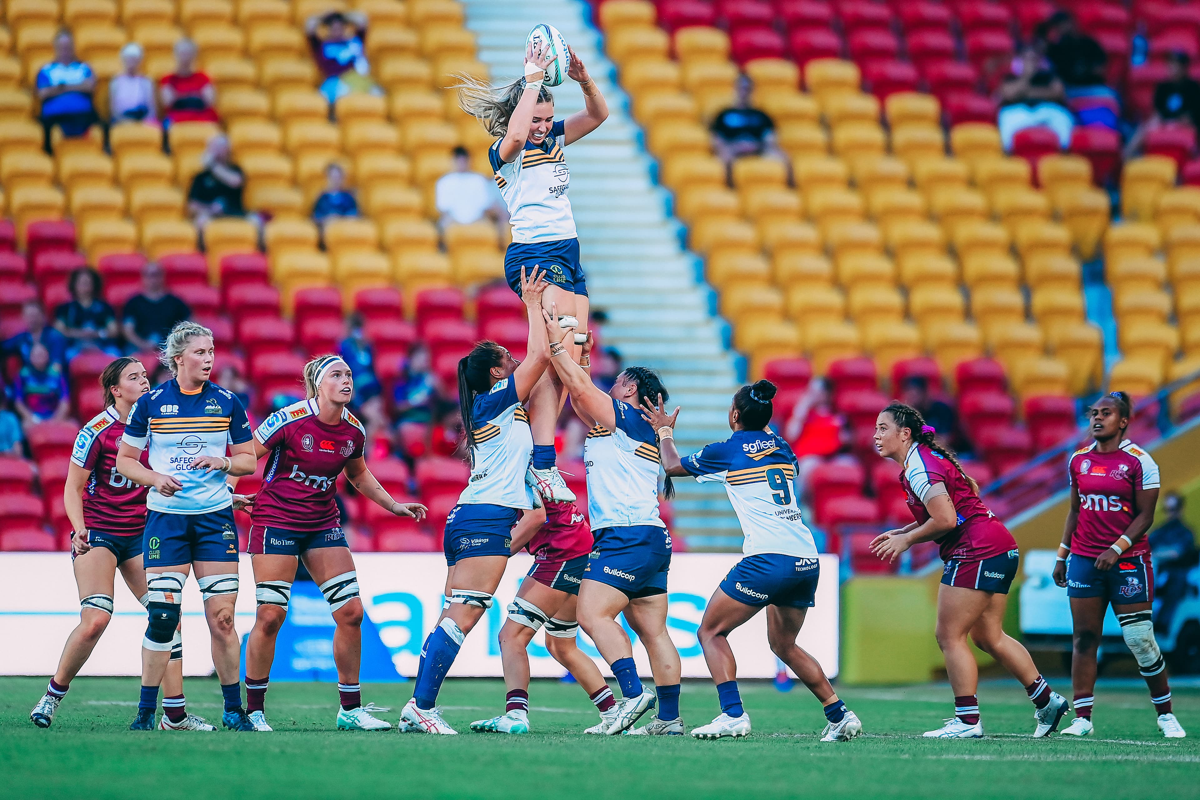 Brumbies lock Ash Fernandez is one of three new faces named for the upcoming Wallaroos tour.