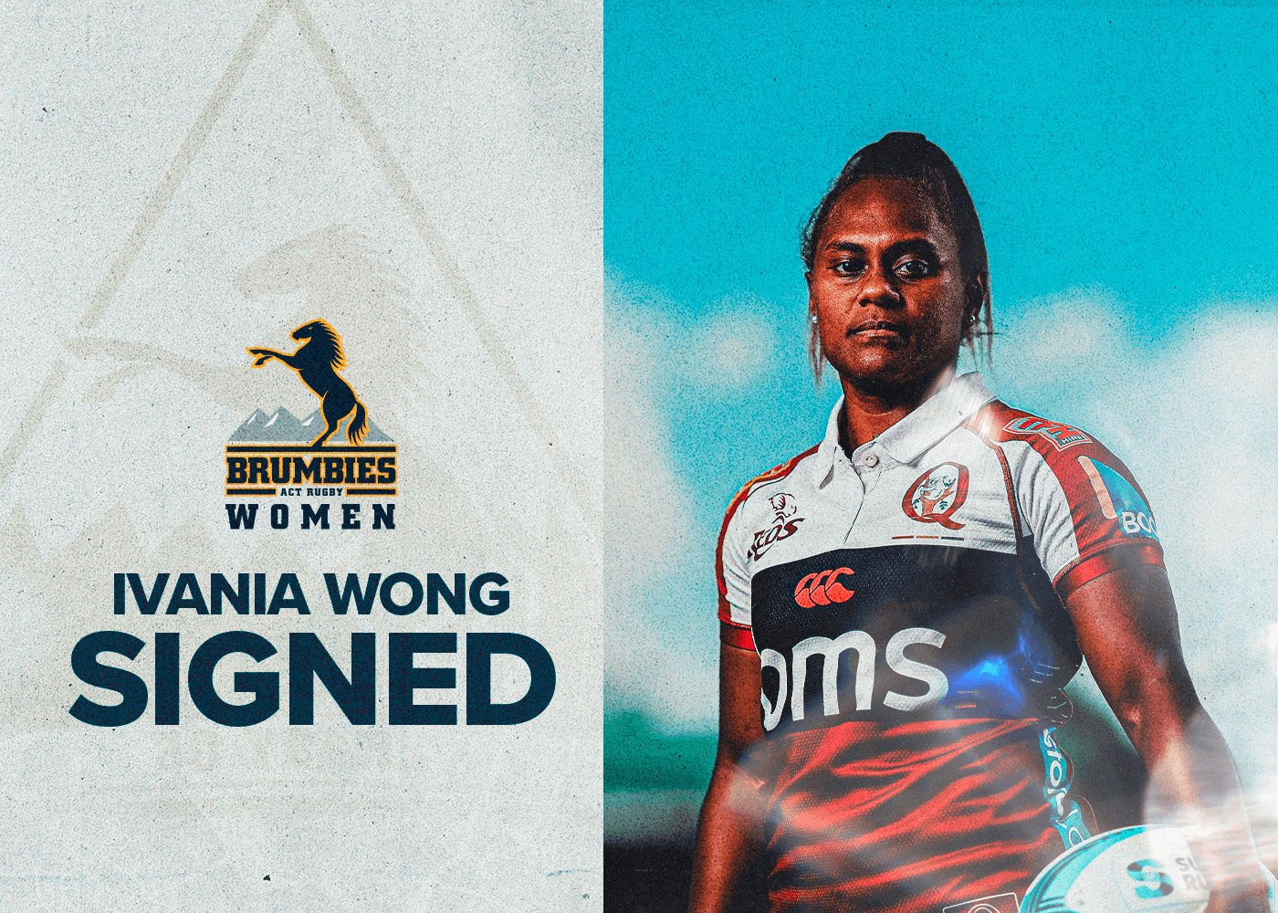 Ivania Wong heads to the nations capital for the 2026 SwyftX Super Rugby Women's Season.