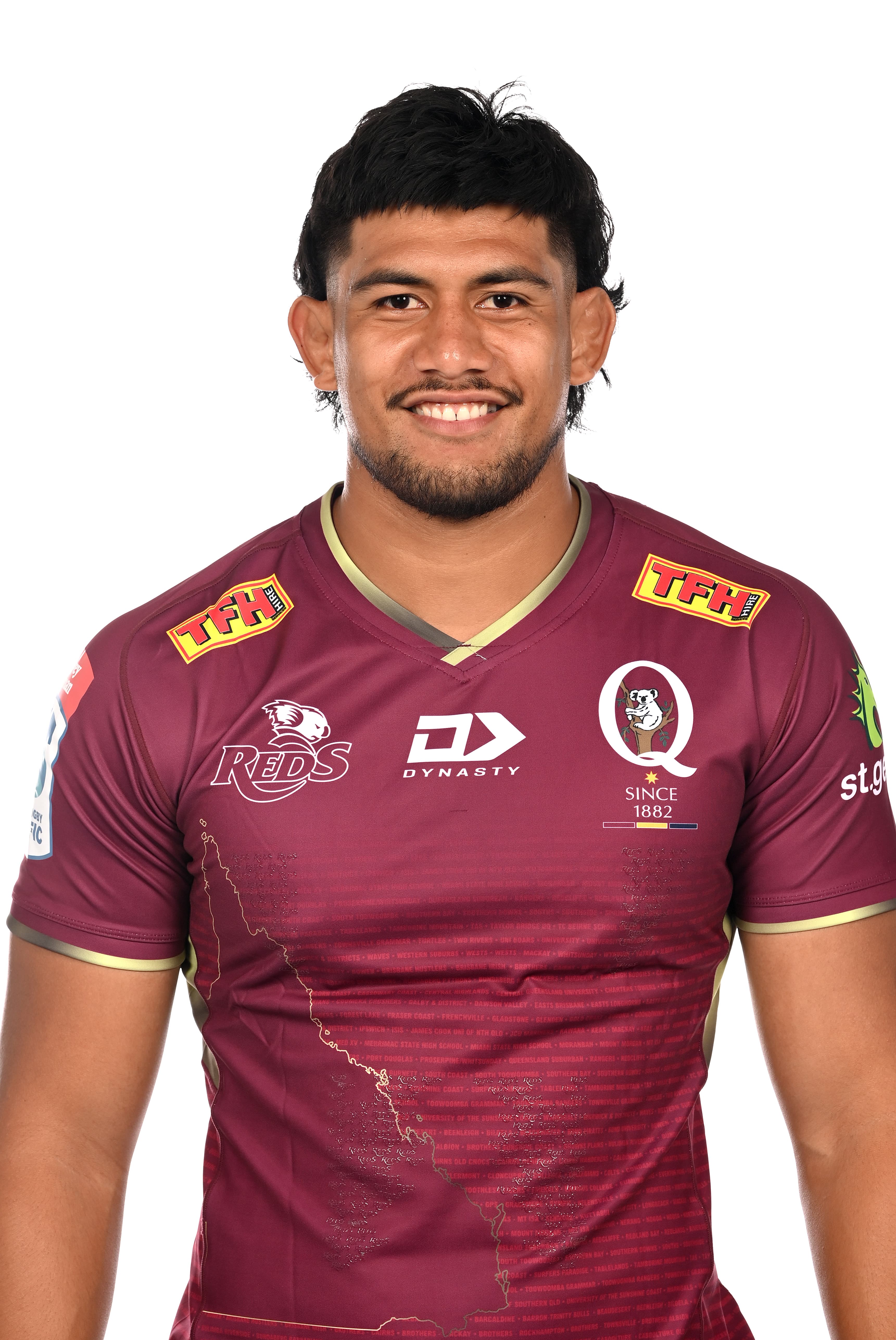 Tuaina Taii Tualima at the Reds