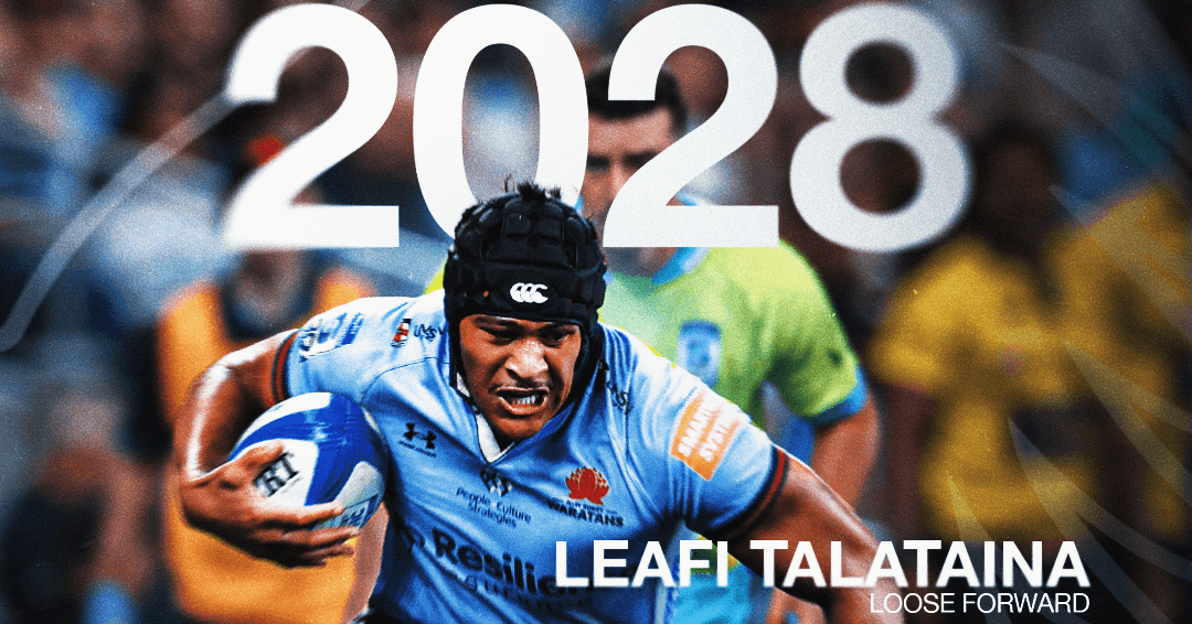Back-rower Leafi Talataina has signed with the ACT Brumbies until 2028