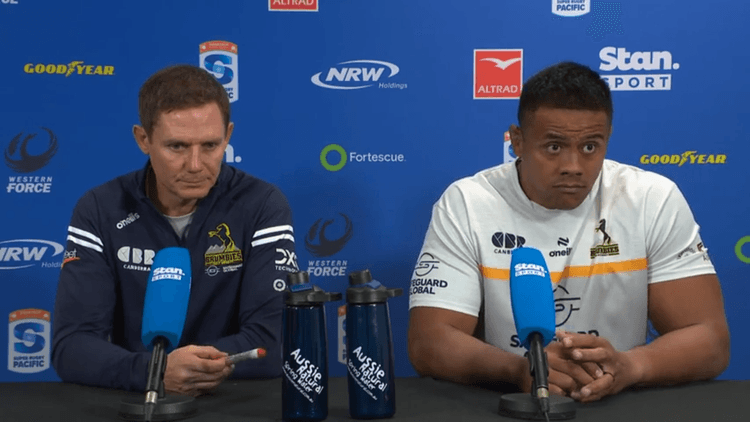 Larkham & Alaalatoa press conference after Force win