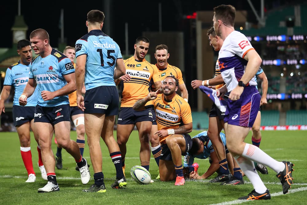 Andy Muirhead with the brilliant finish. Photo: Getty