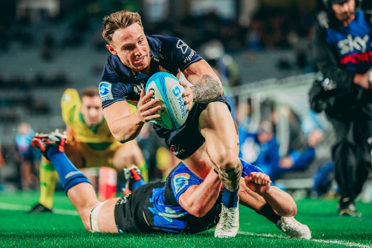 Brumbies speedster Corey Toole has booked a ticket to Paris for the 2024 Summer Olympic Games: Credit: Getty Images