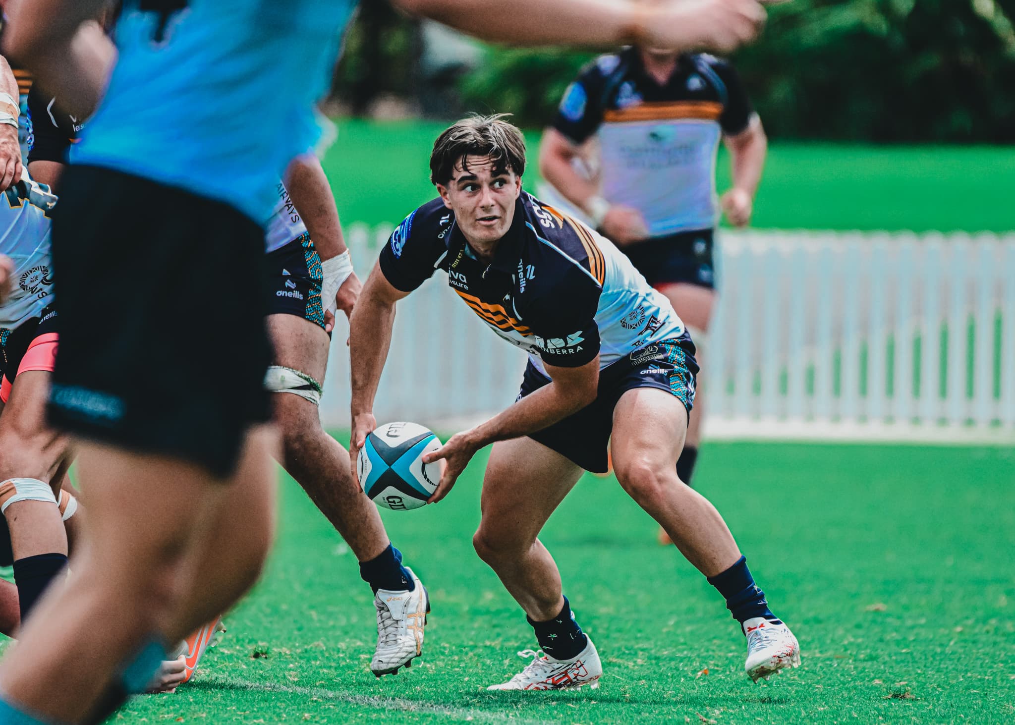 Sam Watson, scrum half for the ACT Brumbies Next Gen team | Image by Lachlan Lawson Photography
