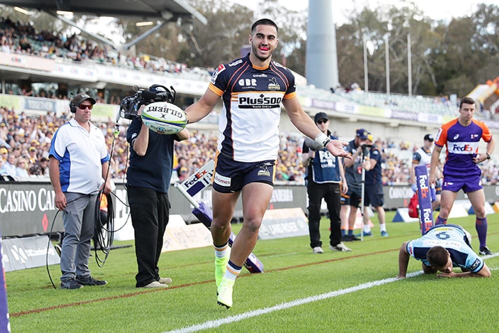 Tom Wright will be wearing Plus500 Brumbies colours in 2021. Photo: Getty Images