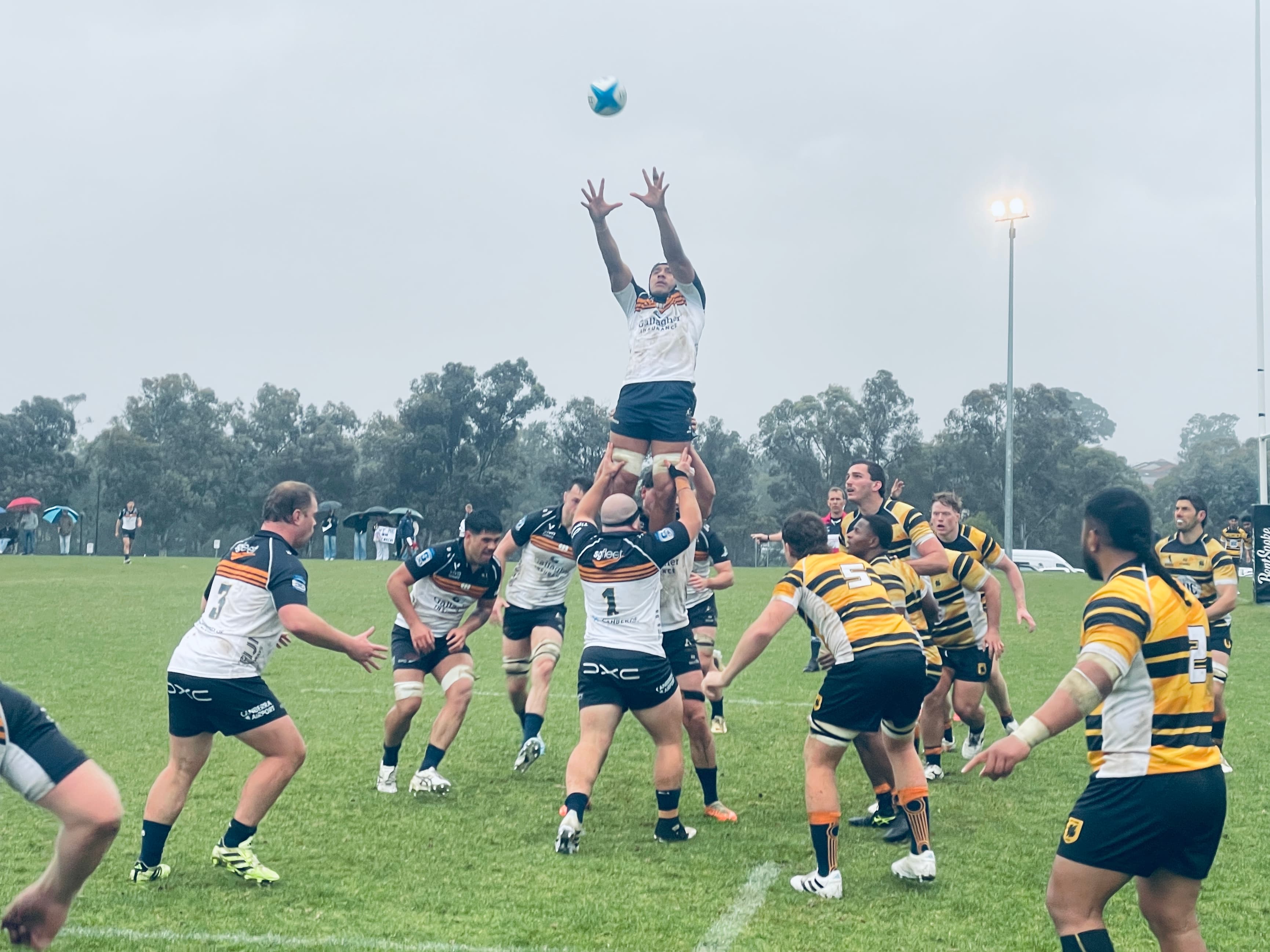 ACT BRUMBIES FLEX THEIR MUSCLE AS THE ACT GRIFFINS TEST THEMSELVES IN SUPER RUGBY AUS TRIAL