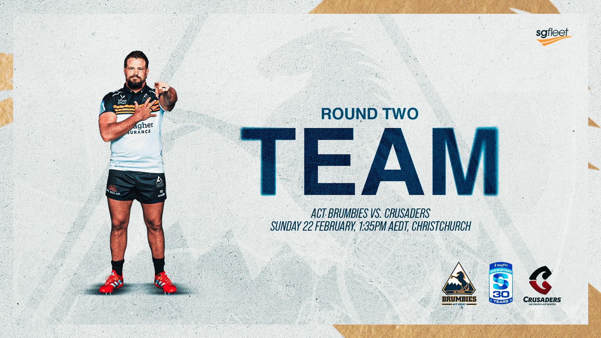 James Slipper hits 200 caps as the ACT Brumbies tackle the Crusaders