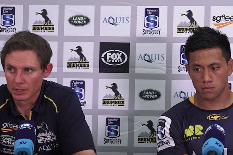 Round 1 Press Conference. Brumbies 52-10 winners over the Hurricanes