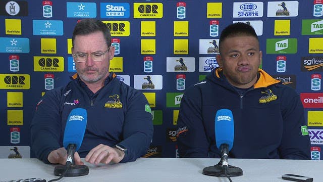2022 Harvey Norman Super Rugby Pacific Round 14: Brumbies press conference