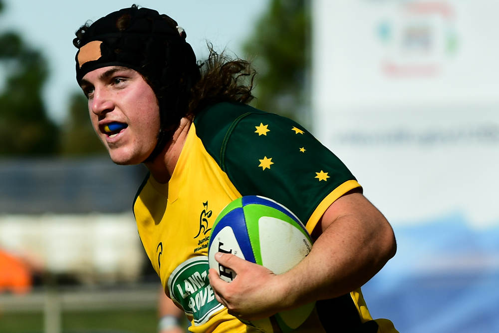 Lonergan was an integral part of the Wallabies U20 side that reached the Junior World Championship Final. Photo: Getty
