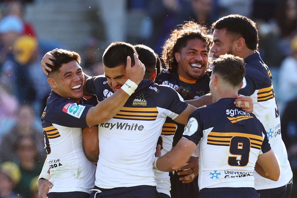 The Brumbies continue the great weekend for the Australian teams. Photo: Getty Images