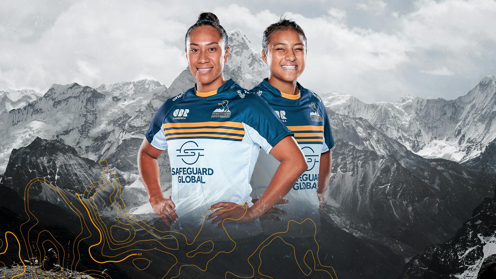 Wallaroos duo Siokepesi Palu and Faitala Moleka will feature once again for the Brumbies in 2024.