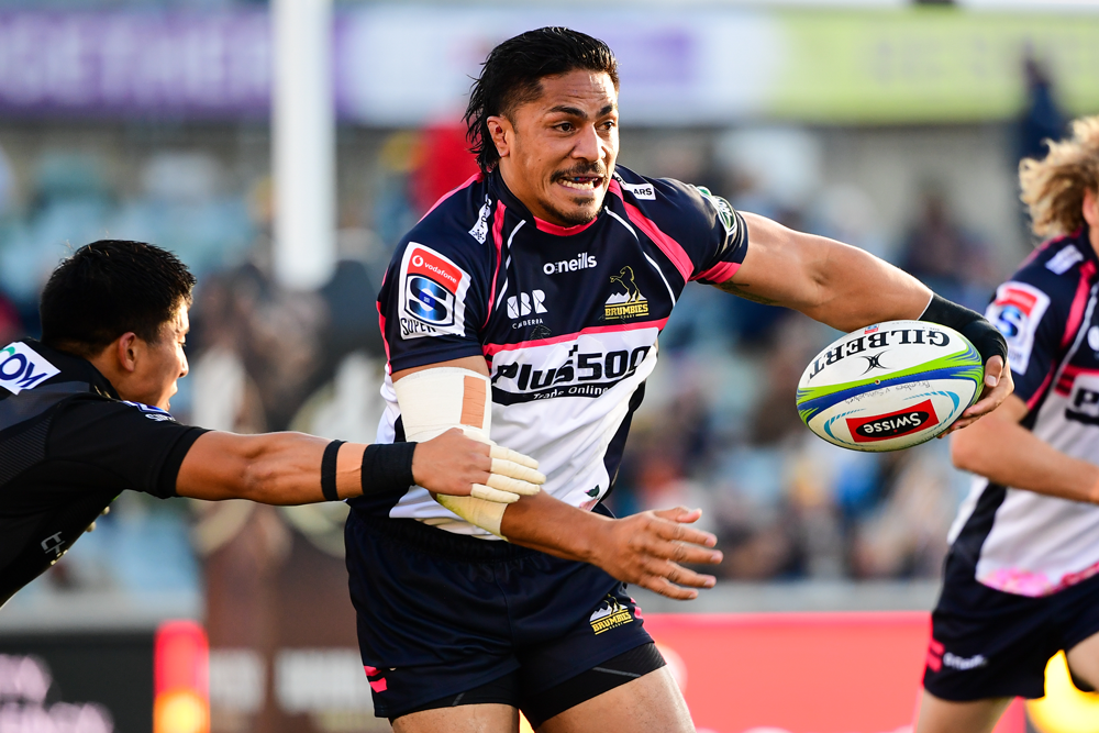 Pete Samu in action against Sunwolves. Photo: RUGBY.com.au