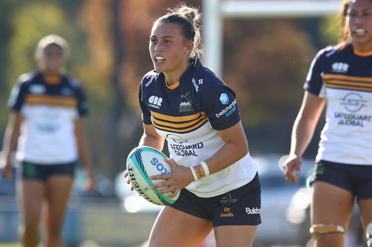 Harmony Ioane during her Round 5 clash against the Force.