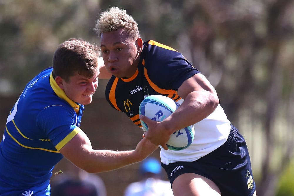 Dennis Waight playing in the Under-19 National Championships. Photo: Getty Images