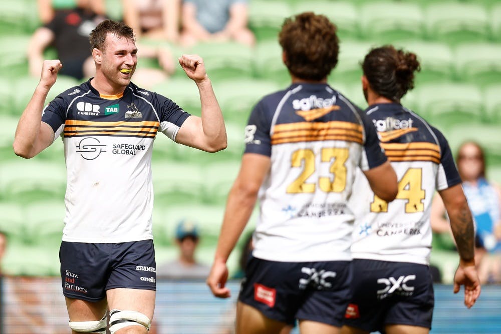 The Brumbies showed their guts to come away with victory over the Blues. Photo: Getty Images