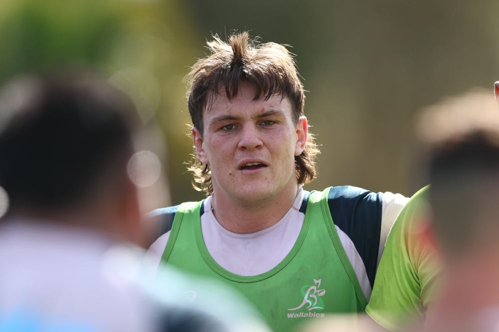 Tom Hooper is the latest to step up into the Wallabies backrow. Photo: Getty Images